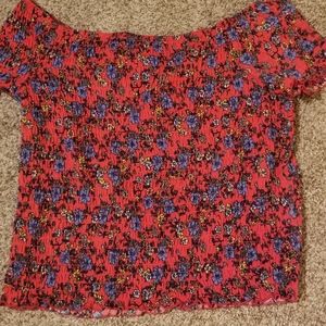 Off shoulder halter top sXL
